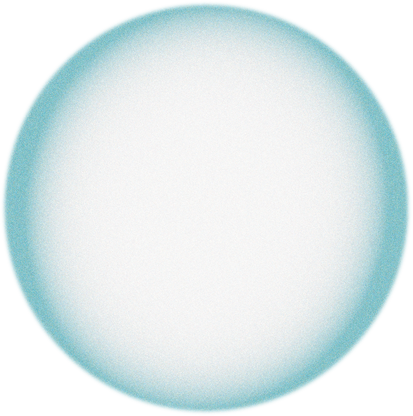 Dreamy Gradient Circle iin Blue Outline