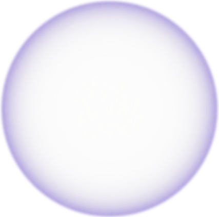Dreamy Gradient Circle in Outlined Purple